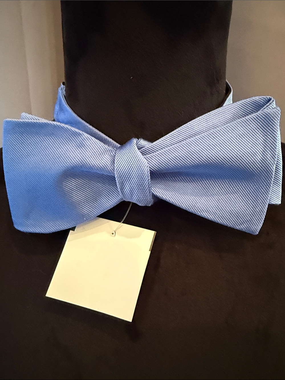 Saddlebred Light Blue Bow Tie